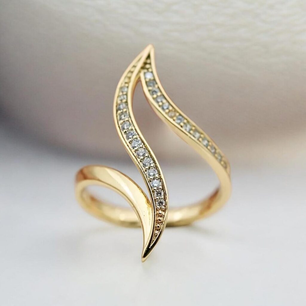 18K Gold Plated Elegant Ring