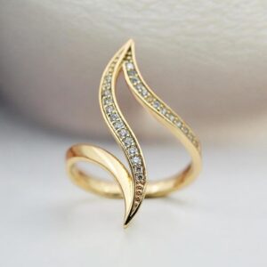 18K Gold Plated Elegant Ring